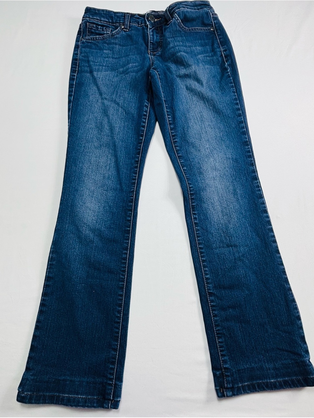 Classic Women's Dark Blue Bootcut Jeans
